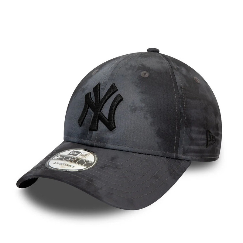 New Era Poly Print New York Yankees Cap - Gray - قبعة